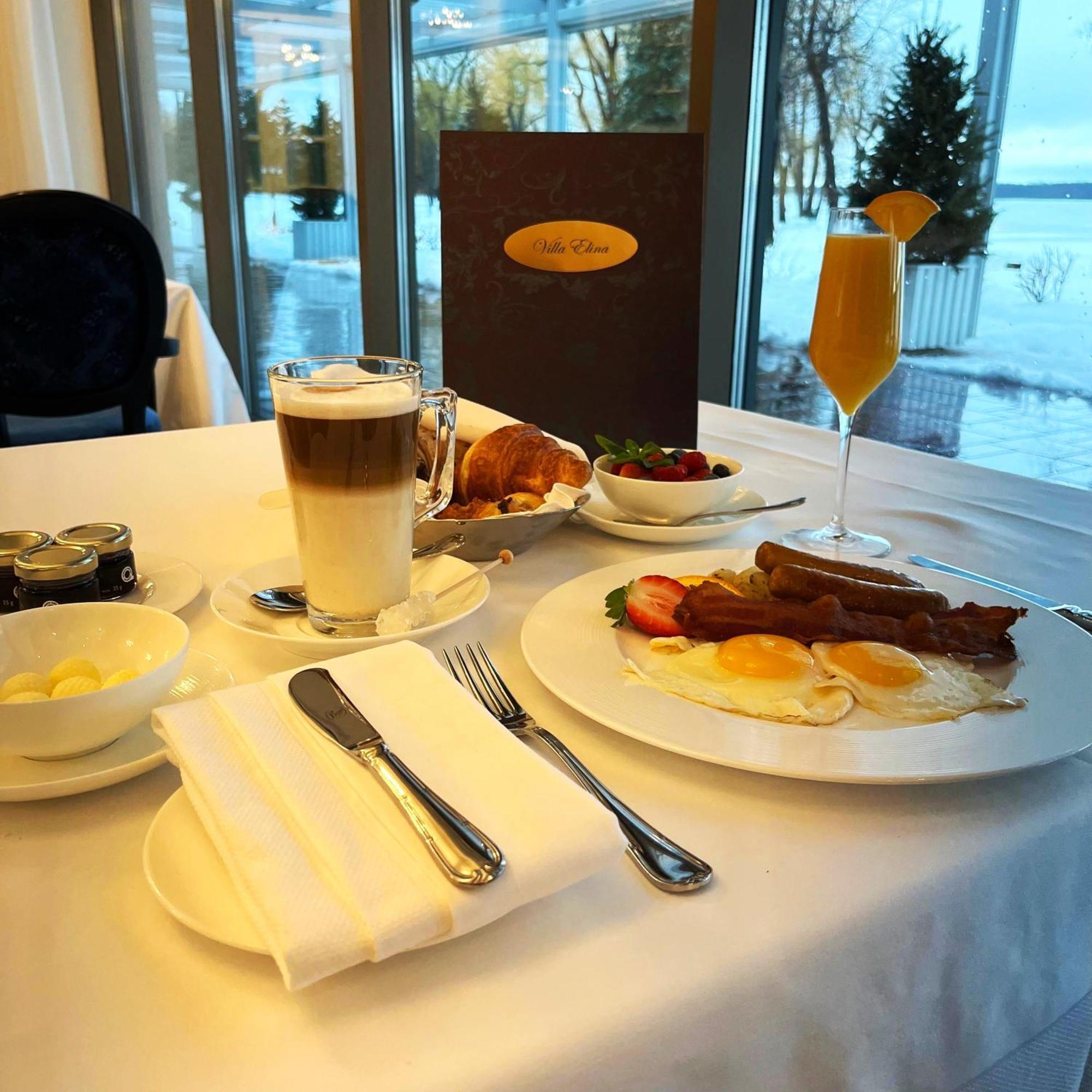 沃德勒伊酒庄酒店 沃德勒伊多里翁 外观 照片 A typical breakfast